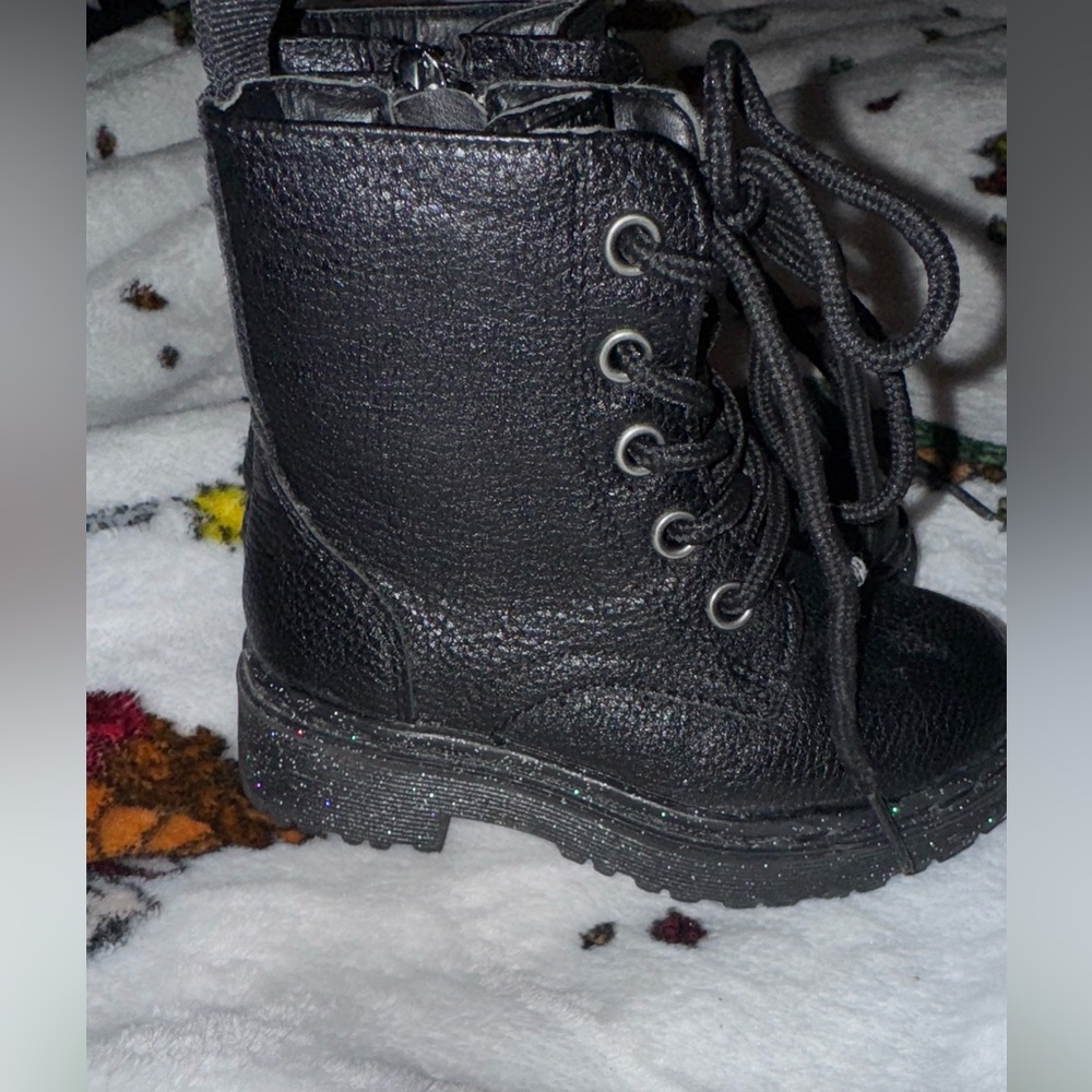 Sincerely Jules Black Kids Boots size 6